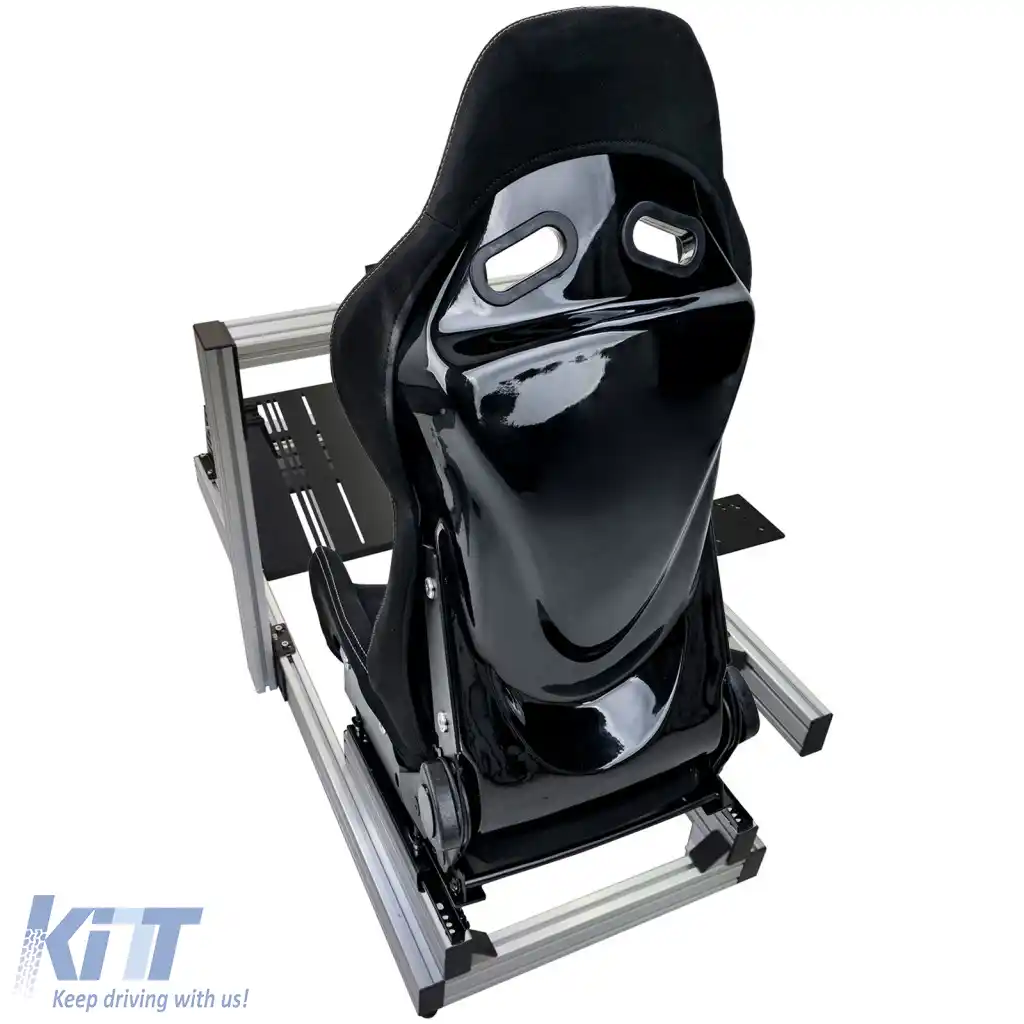 Tenzo-R Alu Sim Rig 2 Cockpit cu Scaun Bucket Simulator de Curse-image-6278768