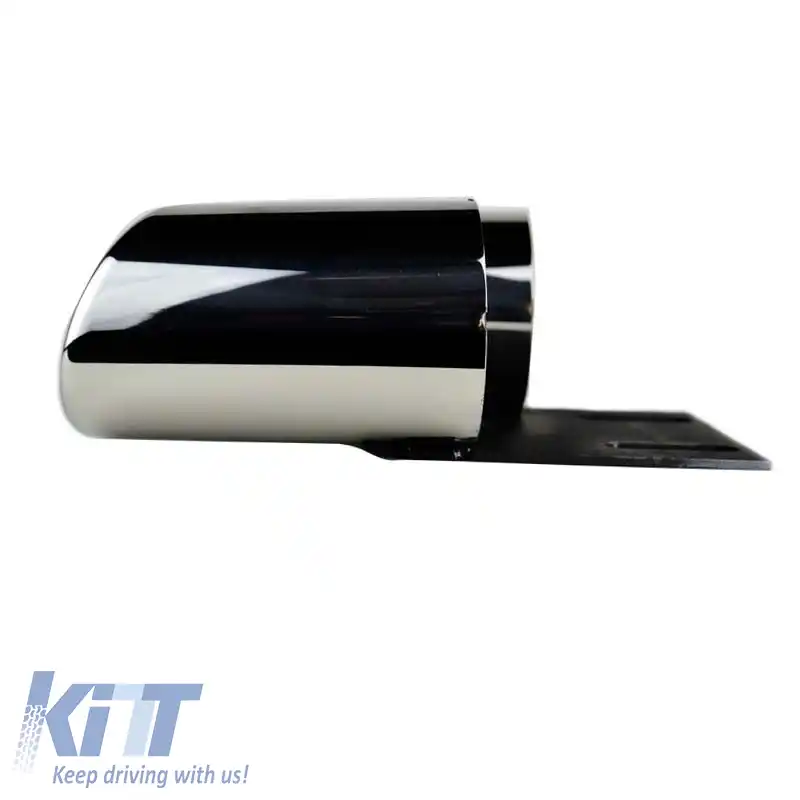 Tevi de evacuare duble potrivite pentru Audi A3 8V 12-15 S3 Look 2 buc.-image-6295631