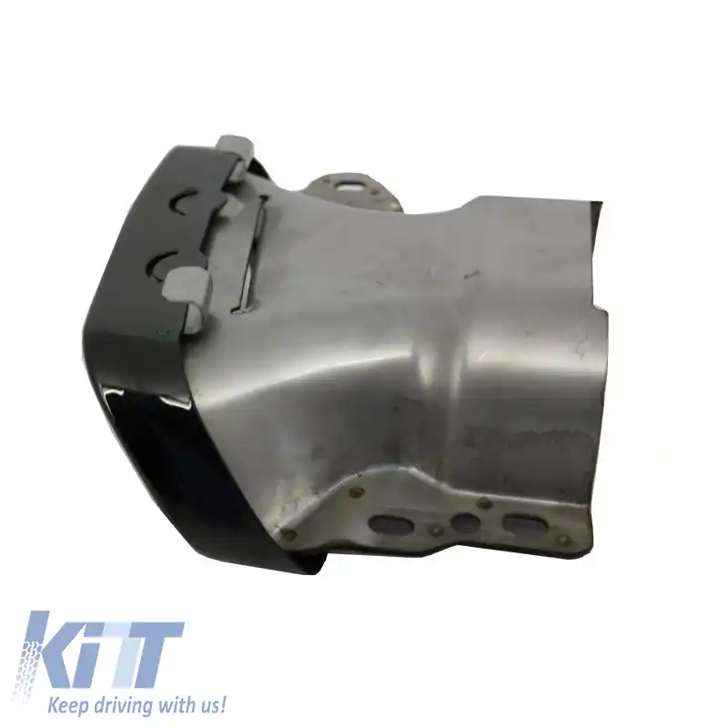 Tevi de evacuare potrivite pentru Mercedes-Benz A-Class W176 12-18 A Design A45 / CLA W117 13-18 Negru (2 Duble)-image-6316690