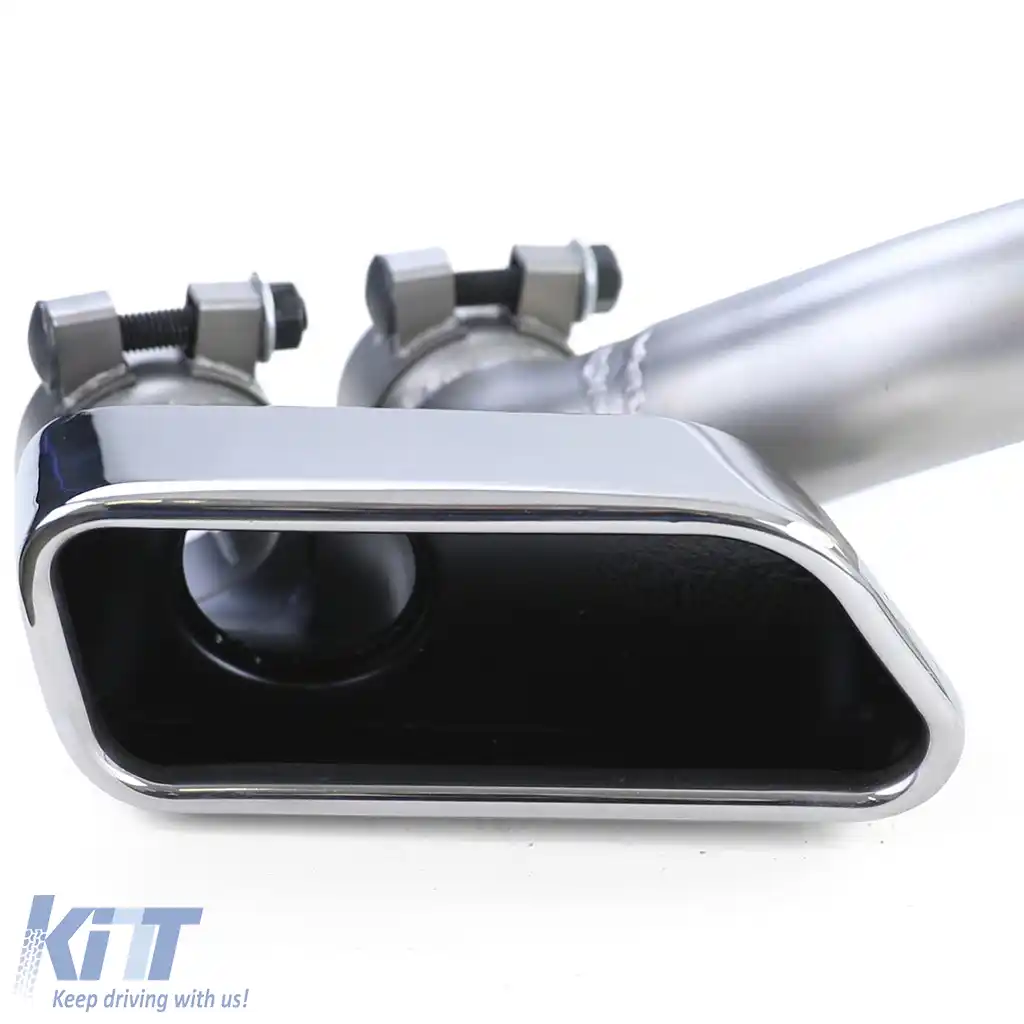 Tija de eșapament duplex 550 look conversie potrivită pentru BMW F10 F11 520 523 525 528 530-image-6206246