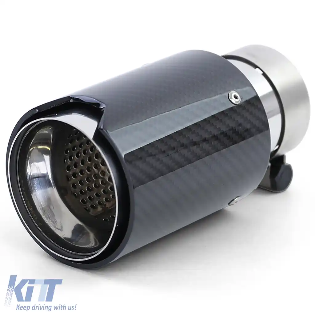 Tija de evacuare de 90mm din carbon cu absorber, potrivită pentru BMW X3 F25 2010-2017-image-6196485