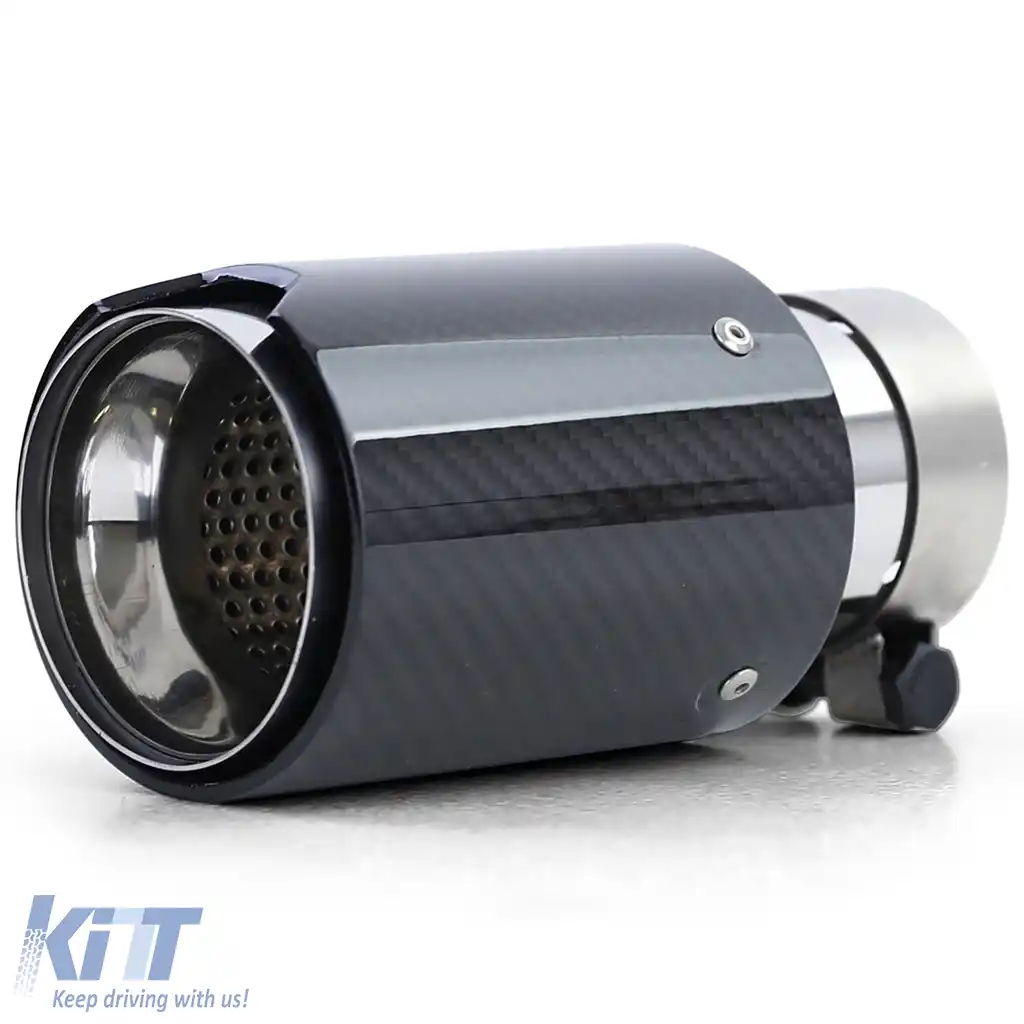 Tija de evacuare de 90mm din carbon cu absorber, potrivită pentru BMW X3 F25 2010-2017-image-6196486