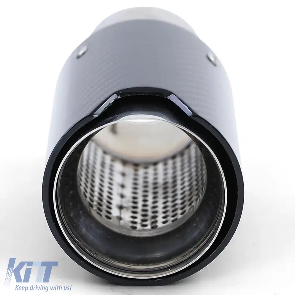 Tija de evacuare de 90mm din carbon cu absorber, potrivită pentru BMW X3 F25 2010-2017-image-6196488