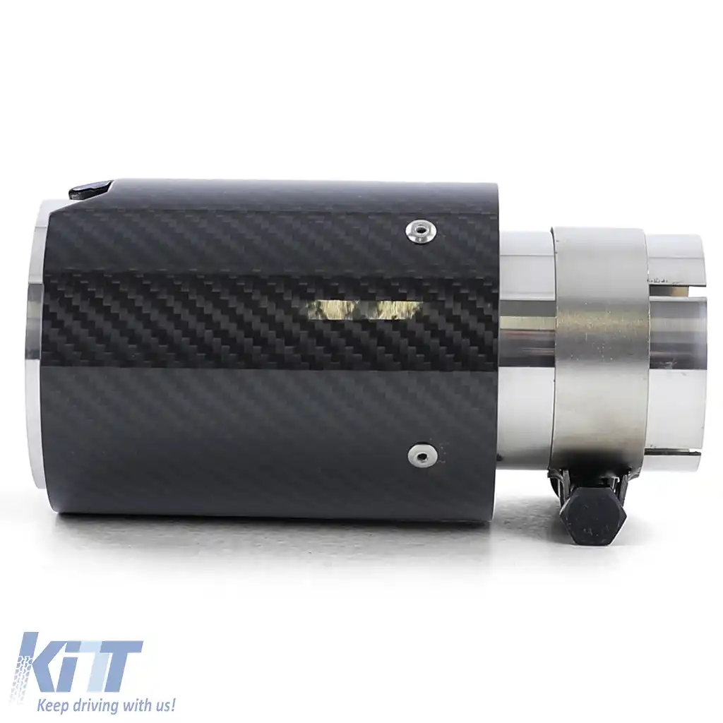 Tija de evacuare de 90mm din carbon cu absorber, potrivită pentru BMW X3 F25 2010-2017-image-6196492