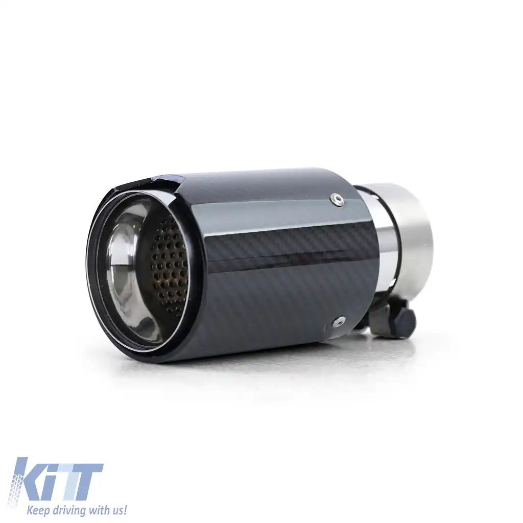 Tija de evacuare de 90mm din carbon cu absorber, potrivită pentru BMW Seria 4 F32 F33 F36 2013-2021-image-6199391