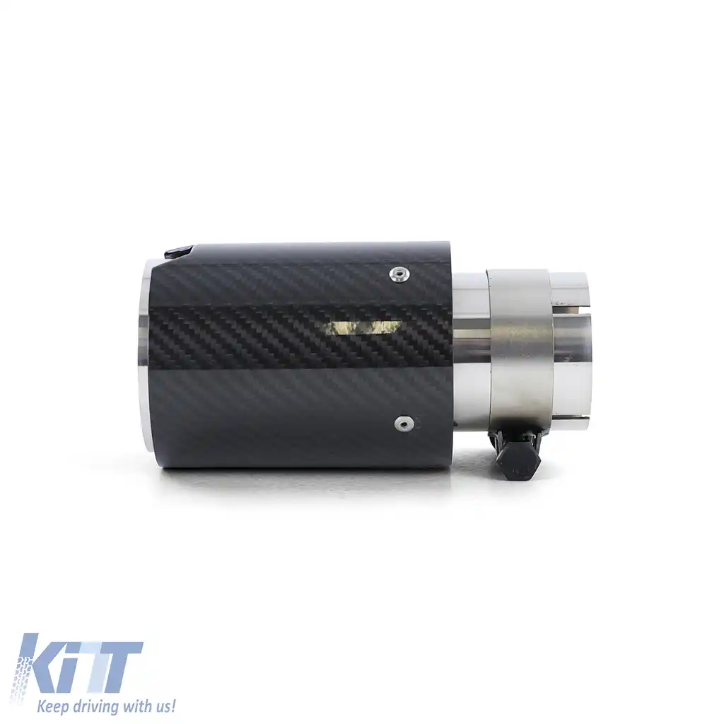 Tija de evacuare de 90mm din carbon cu absorber, potrivită pentru BMW Seria 4 F32 F33 F36 2013-2021-image-6199397