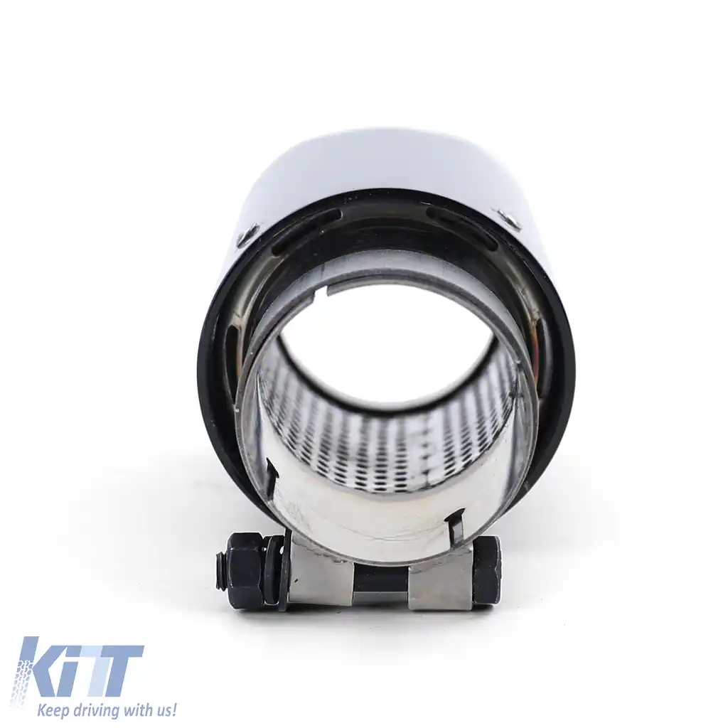 Tija de evacuare de 90mm din carbon cu absorber, potrivită pentru BMW Seria 1 E81 E82 E87 E88 2004-2013-image-6200085