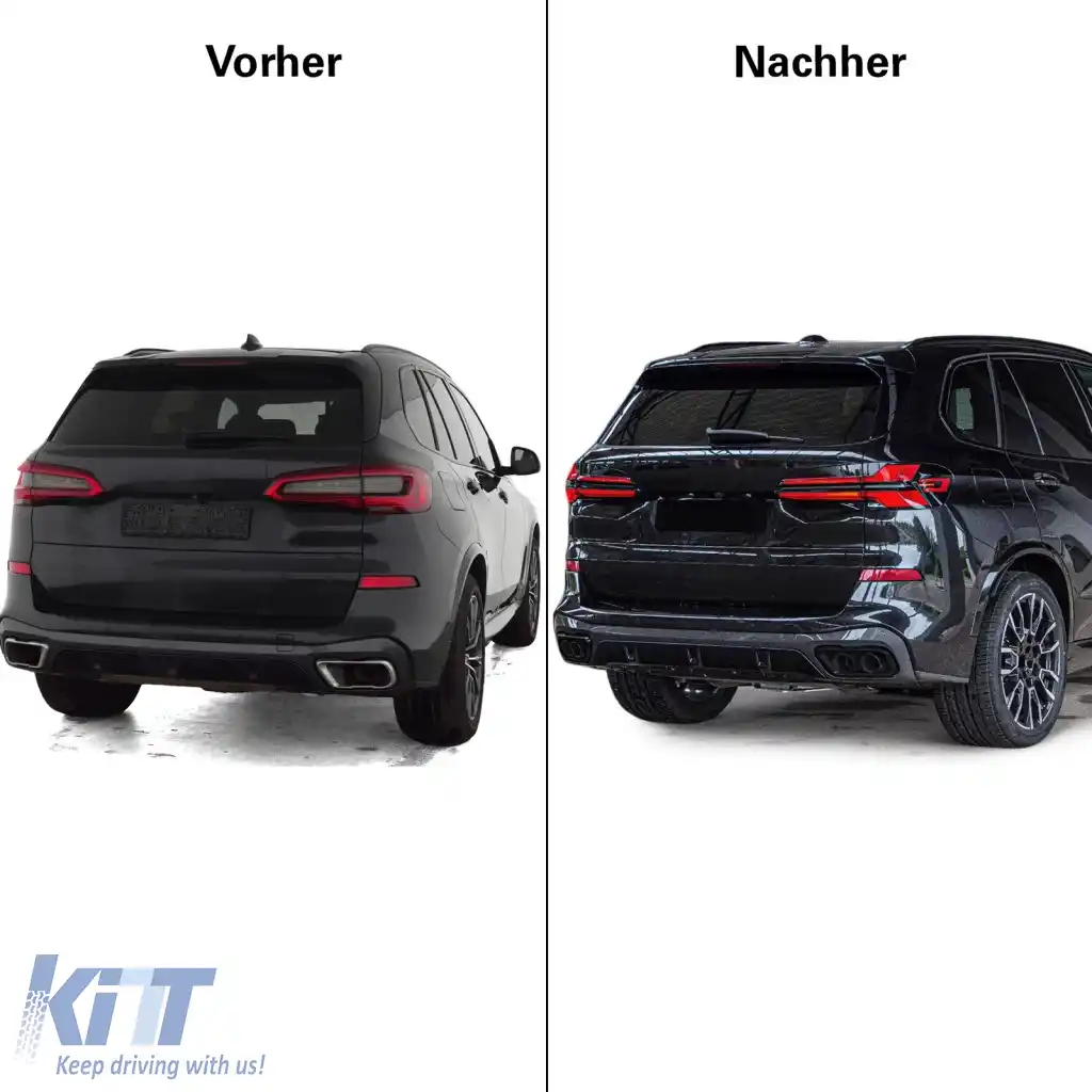 Tips-uri de evacuare cu două tuburi Performance Black potrivite pentru BMW X5 G05 X6 G06 X7 G07 40i-image-6277111