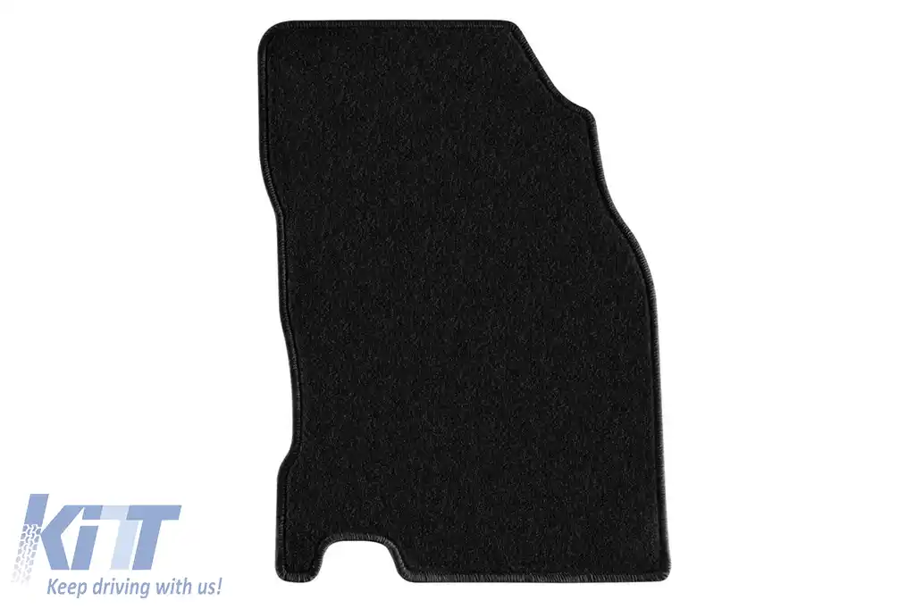 Tălpi de covor cu două straturi, potrivite pentru Nissan Qashqai după 2014, din țesătură Rex, set de 4 bucăți, negru-image-6240245