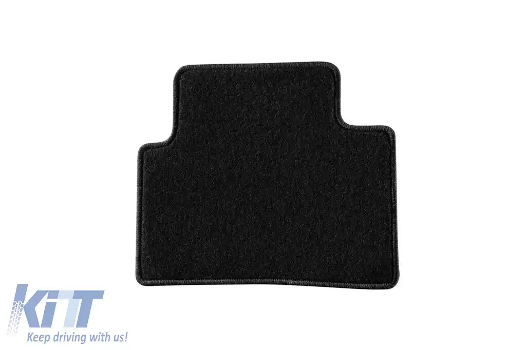 Tălpi de covor cu două straturi, potrivite pentru Nissan Qashqai după 2014, din țesătură Rex, set de 4 bucăți, negru-image-6240246