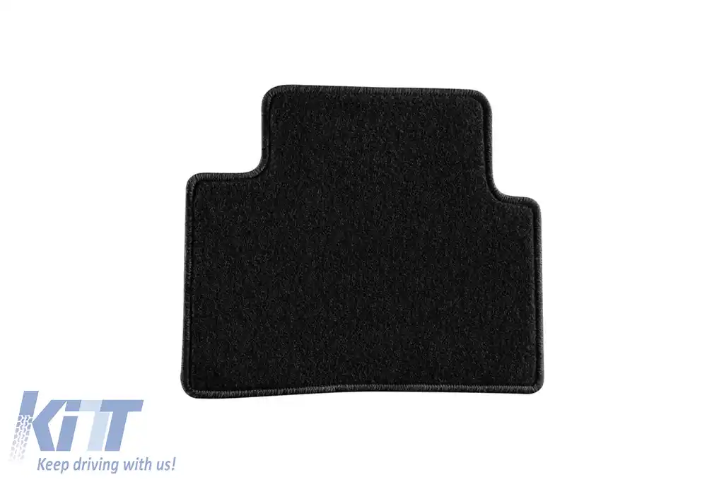 Tălpi de covor cu două straturi, potrivite pentru Nissan Qashqai după 2014, din țesătură Rex, set de 4 bucăți, negru-image-6240247