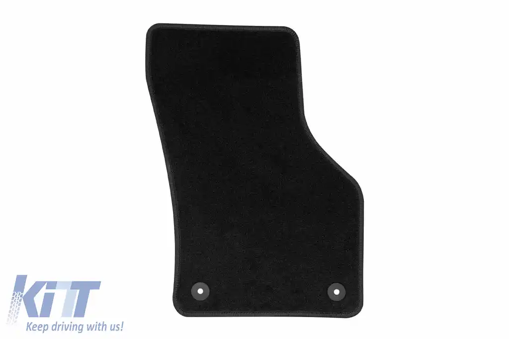 Tălpi de covor cu două straturi, potrivite pentru Skoda Superb III sedan, estate după 2015, Superb IV după 2019, set de 4 bucăți, negru-image-6240376