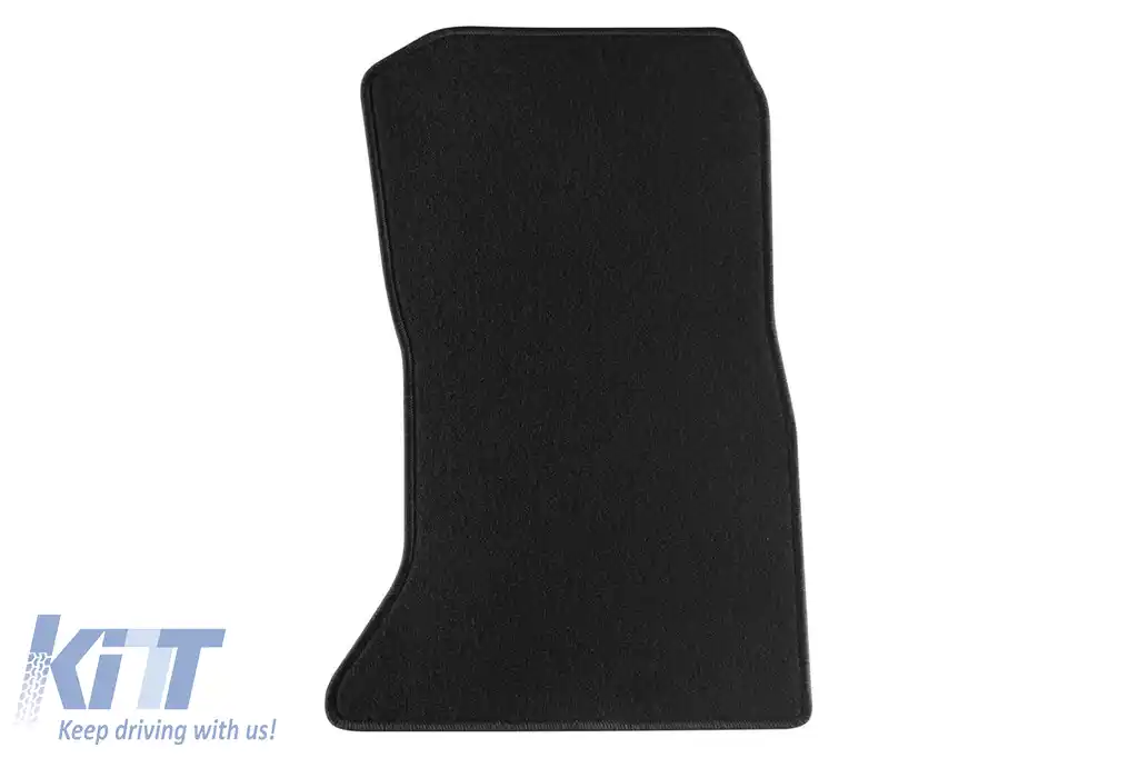 Tălpi de covor cu două straturi, potrivite pentru BMW 5 series F10 sedan, F11 estate 2013-2017, set de 4 bucăți, negre-image-6240532
