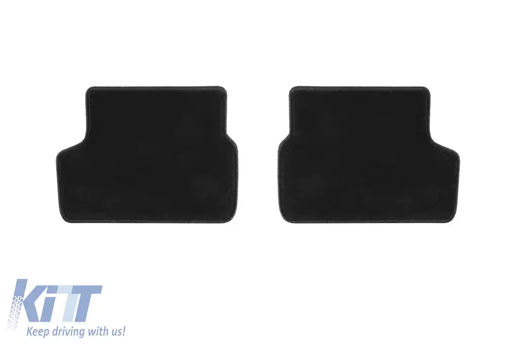 Tălpi de covor cu două straturi, potrivite pentru Dacia Sandero, Sandero Stepway după 2021, set de 4 bucăți, negre-image-6241292