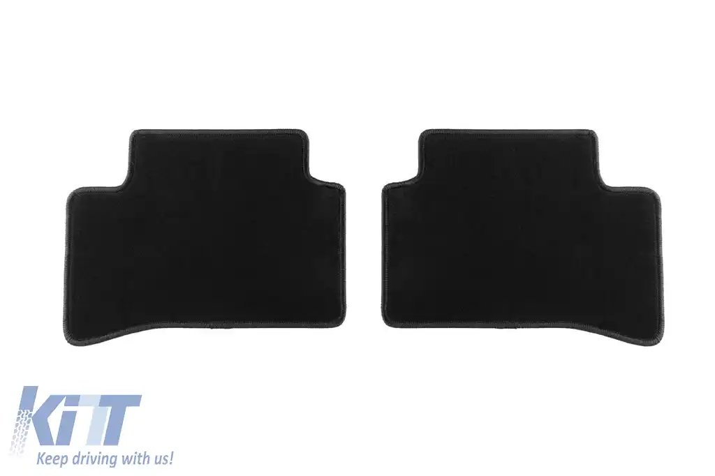 Tălpi de mochetă cu două straturi de la Petex, țesătură Rex potrivită pentru Kia Sportage după 2022, fără versiune hibrid, set de 4 bucăți, negru-image-6239506