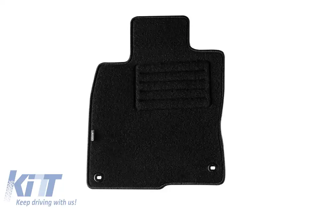 Tălpi de mochetă cu două straturi de la Petex, țesătură Rex potrivită pentru Honda Civic X după 2017, 5 uși, set de 4 bucăți, negru-image-6240866