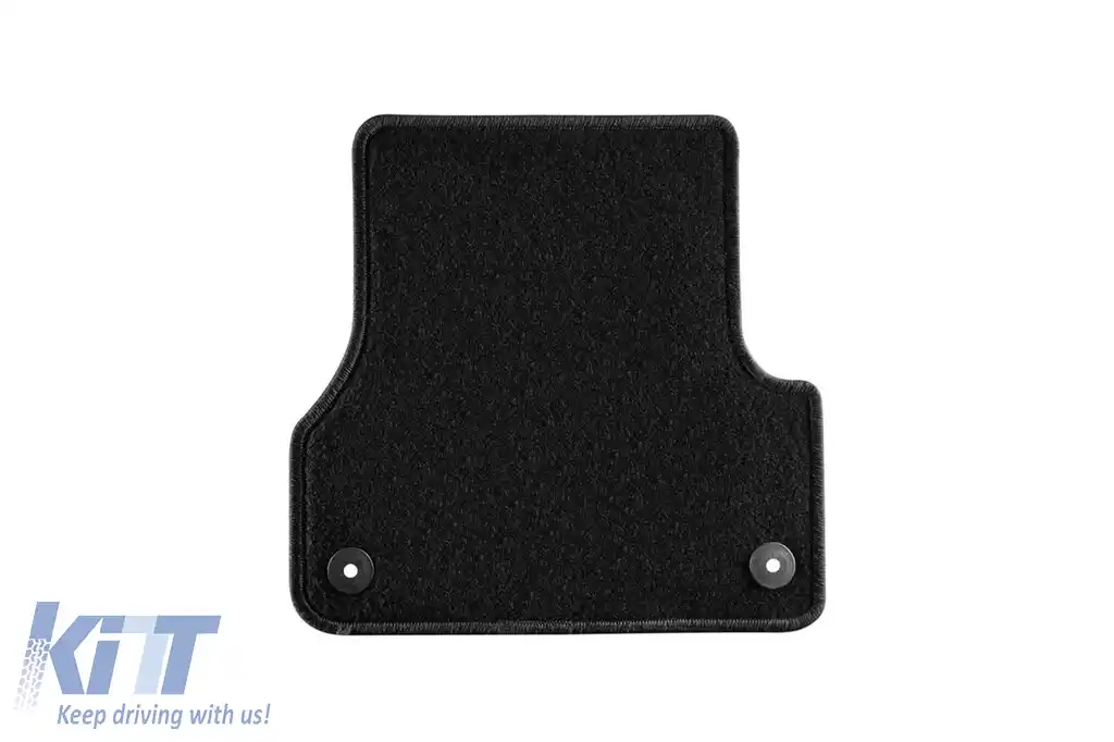 Tălpi de mochetă cu două straturi de la Petex, țesătură Rex potrivită pentru Audi A6 sedan, estate, Allroad 2011-2018, A7 2010-2018, set de 4 piese, negru-image-6241318