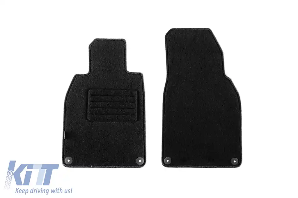 Tălpi de mochetă cu două straturi, potrivite pentru Porsche 911 după 2019, din țesătură Rex, set de 4 bucăți, negre-image-6239644