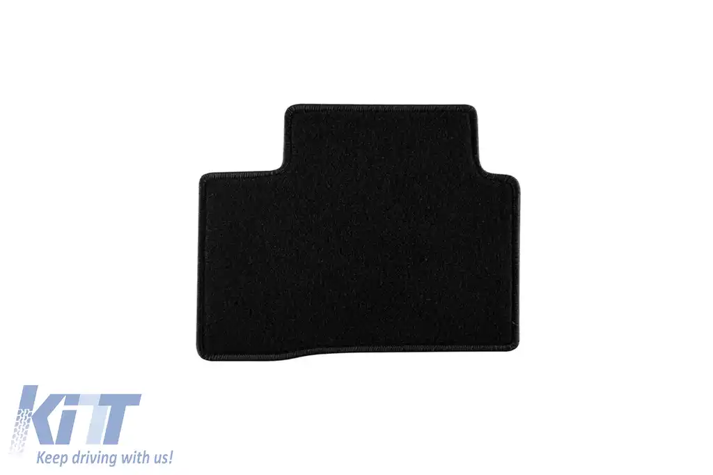 Tălpi de mochetă cu două straturi, potrivite pentru Nissan Juke 2010-2019, din țesătură Rex, set de 4 bucăți, negre-image-6240238