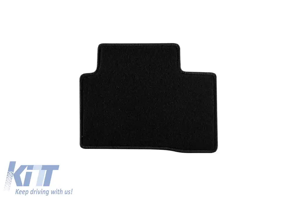 Tălpi de mochetă cu două straturi, potrivite pentru Nissan Juke 2010-2019, din țesătură Rex, set de 4 bucăți, negre-image-6240239