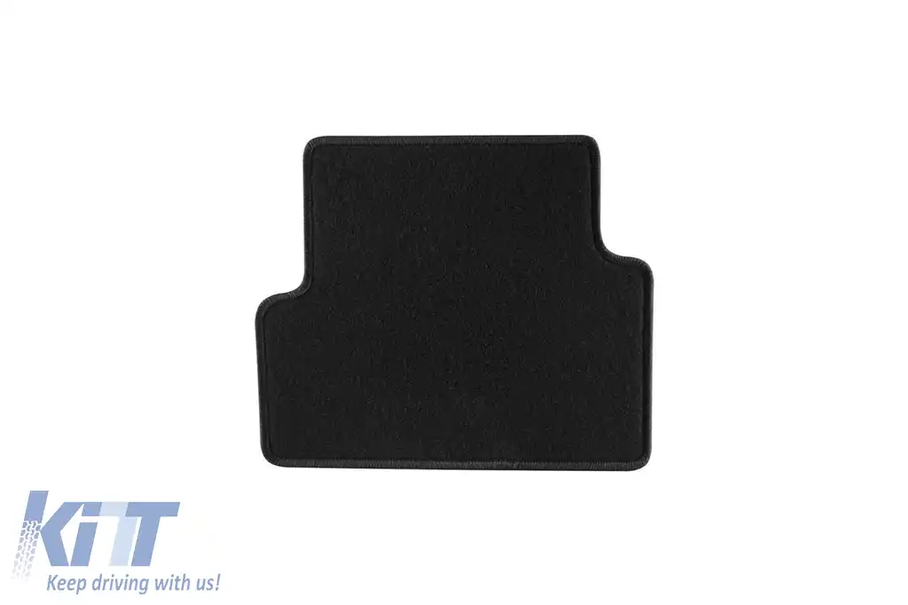 Tălpi de mochetă cu două straturi, potrivite pentru Renault Modus, Grand Modus 2008-2012, din țesătură Rex, set de 4 piese, negre-image-6240364