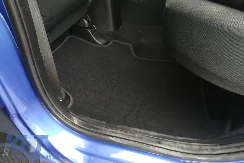 Tălpi de mochetă cu două straturi, potrivite pentru Honda Jazz 2008-2015, de la Petex, țesătură Rex, set de 4 bucăți, negru-image-6240609