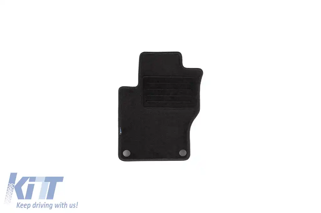 Tălpi de mochetă cu două straturi, potrivite pentru Mercedes ML W164 2005-2011, GL X164 2006-2012, din țesătură Rex, set de 4 bucăți, negre-image-6240633