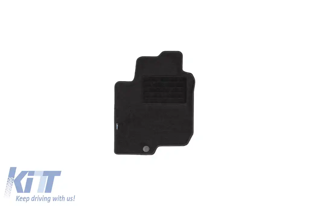 Tălpi de mochetă cu două straturi, potrivite pentru Hyundai i30, i30 CW 2007-2009, din țesătură Rex, set de 4 bucăți, negre-image-6240806