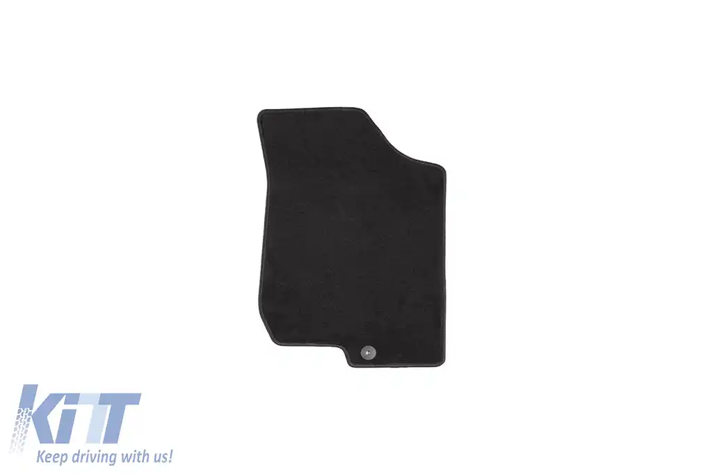 Tălpi de mochetă cu două straturi, potrivite pentru Hyundai i30, i30 CW 2007-2009, din țesătură Rex, set de 4 bucăți, negre-image-6240807