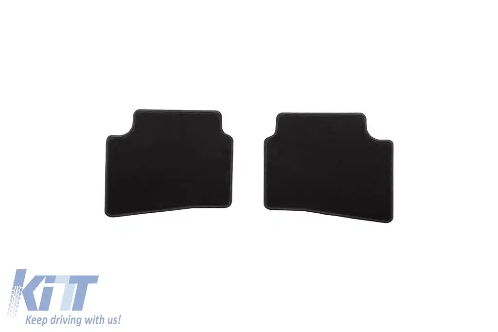 Tălpi de mochetă cu două straturi, potrivite pentru Hyundai i30, i30 CW 2007-2009, din țesătură Rex, set de 4 bucăți, negre-image-6240808