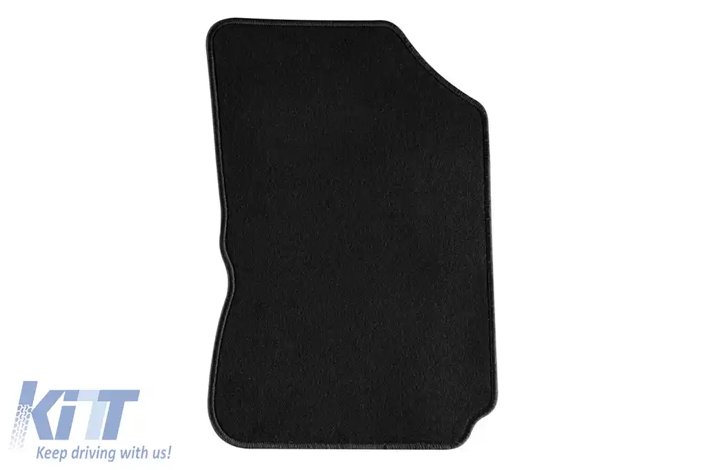 Tălpi de mochetă cu două straturi, potrivite pentru Citroen C4 Cactus după 2014, din material Rex, set de 4 bucăți, negru-image-6240839
