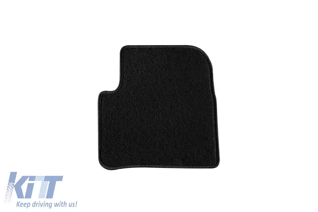 Tălpi de mochetă cu două straturi, potrivite pentru Citroen C3 după 2016, din țesătură Rex, set de 4 bucăți, negre-image-6240848