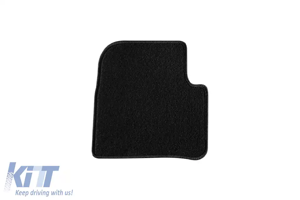 Tălpi de mochetă cu două straturi, potrivite pentru Citroen C3 după 2016, din țesătură Rex, set de 4 bucăți, negre-image-6240849