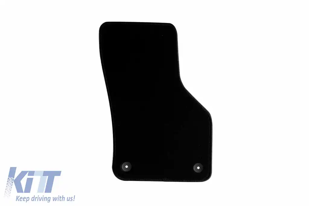 Tălpi de mochetă cu două straturi, potrivite pentru Skoda Octavia sedan, estate, hibrid după 2020, set de 4 bucăți, negru-image-6240962