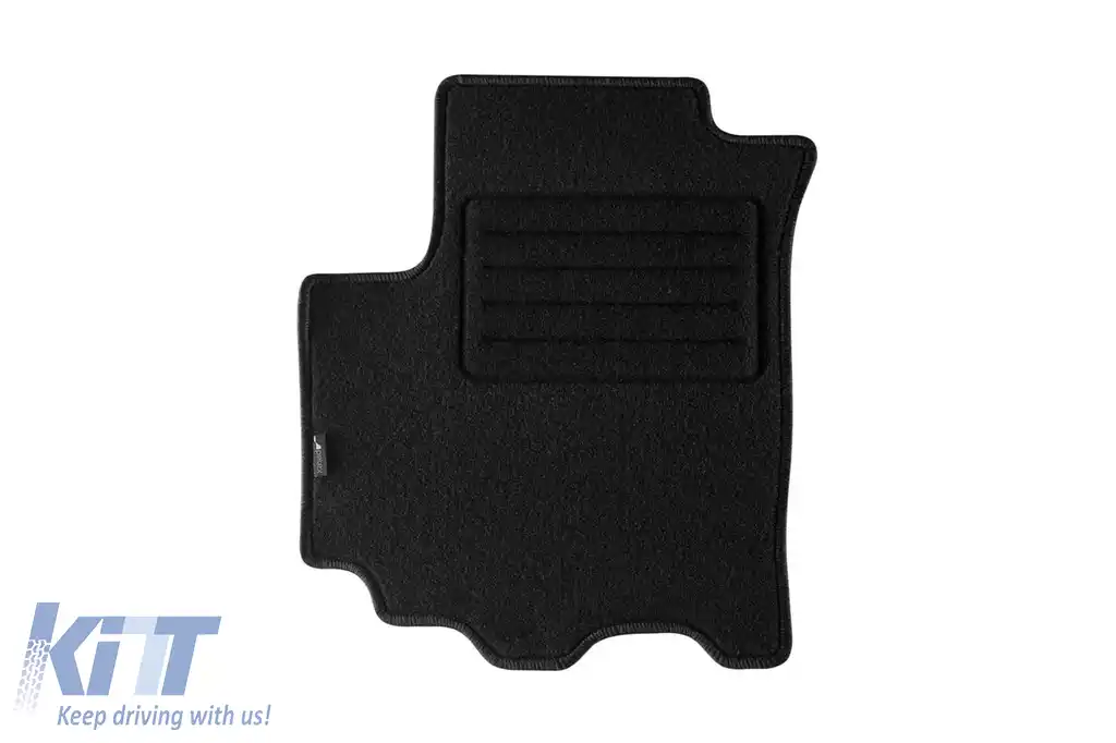 Tălpi de mochetă cu două straturi, potrivite pentru Suzuki Vitara după 2015, din țesătură Rex, set de 4 bucăți, negre-image-6240975