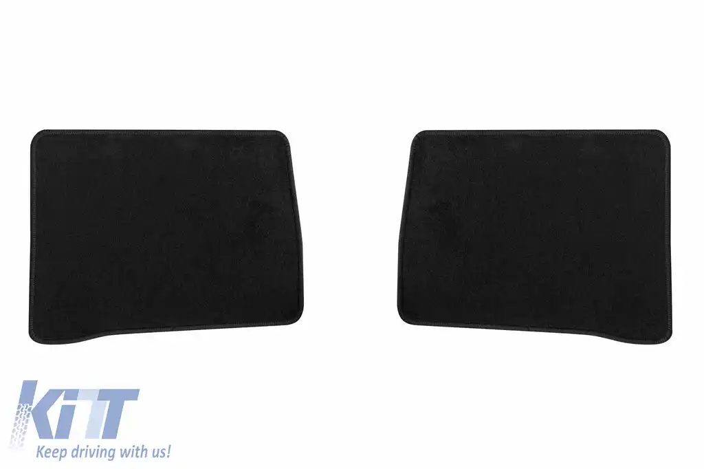 Tălpi de mochetă cu două straturi, potrivite pentru Toyota Prius 2012-2016, din țesătură Rex, set de 4 bucăți, negru-image-6240985
