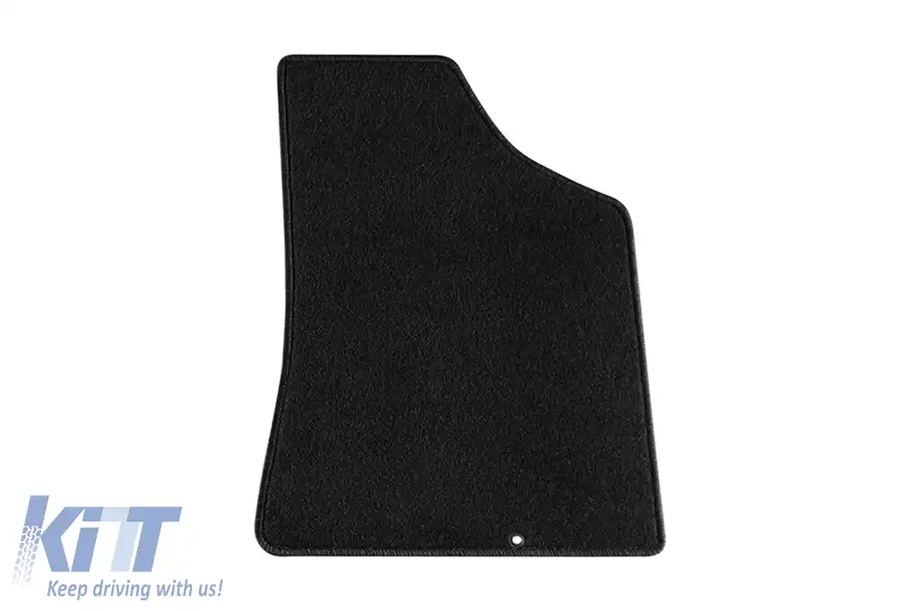 Tălpi de mochetă cu două straturi, potrivite pentru Hyundai Santa Fe 2010-2012, din material Rex, set de 4 bucăți, negre-image-6241055