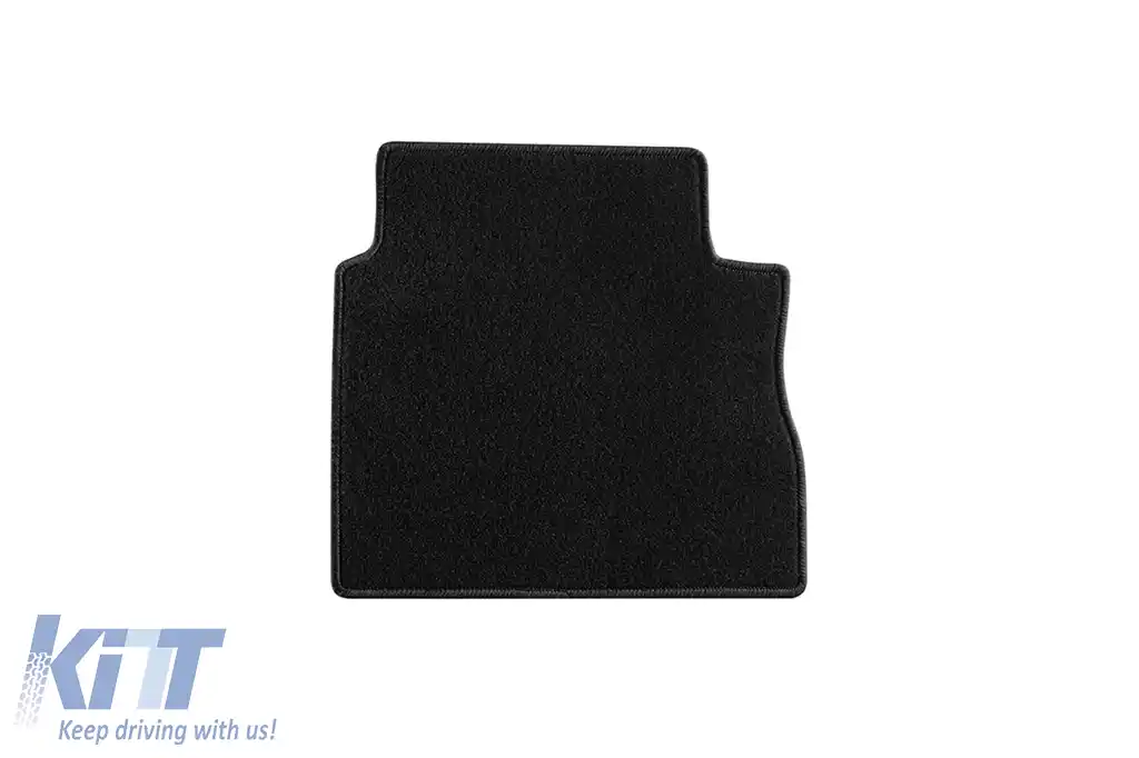 Tălpi de mochetă cu două straturi, potrivite pentru Hyundai Santa Fe 2010-2012, din material Rex, set de 4 bucăți, negre-image-6241057