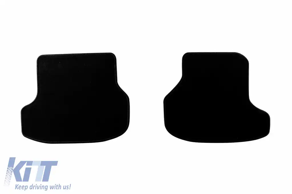 Tălpi de mochetă cu două straturi, potrivite pentru VW Golf VI cabriolet 2011-2016, din țesătură Rex, set de 4 bucăți, negru-image-6241326