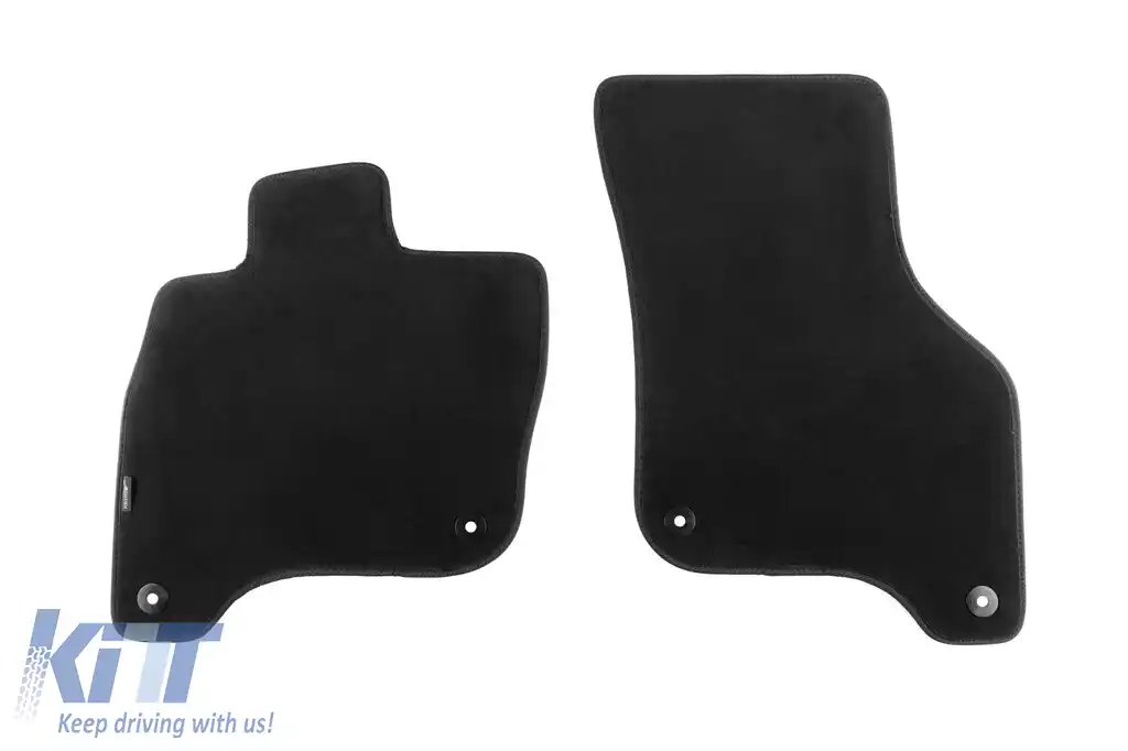 Tălpi de podea textile cu trei straturi, potrivite pentru Volkswagen E-Golf după 2014, set de 4 bucăți, negre-image-6241631
