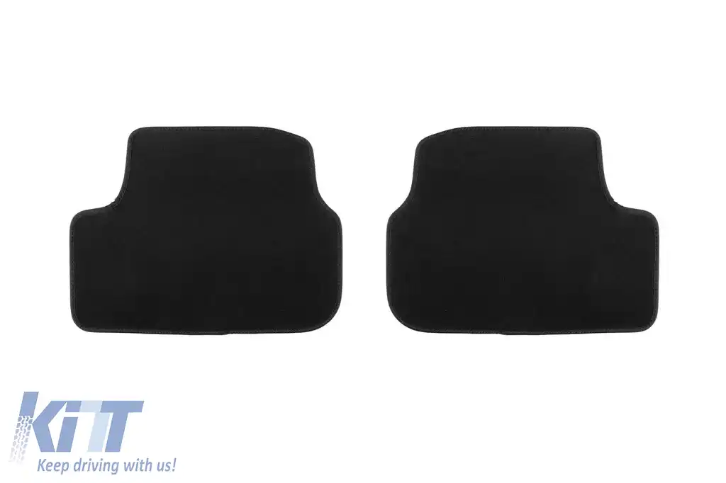 Tălpi de podea textile cu trei straturi, potrivite pentru Volkswagen E-Golf după 2014, set de 4 bucăți, negre-image-6241632