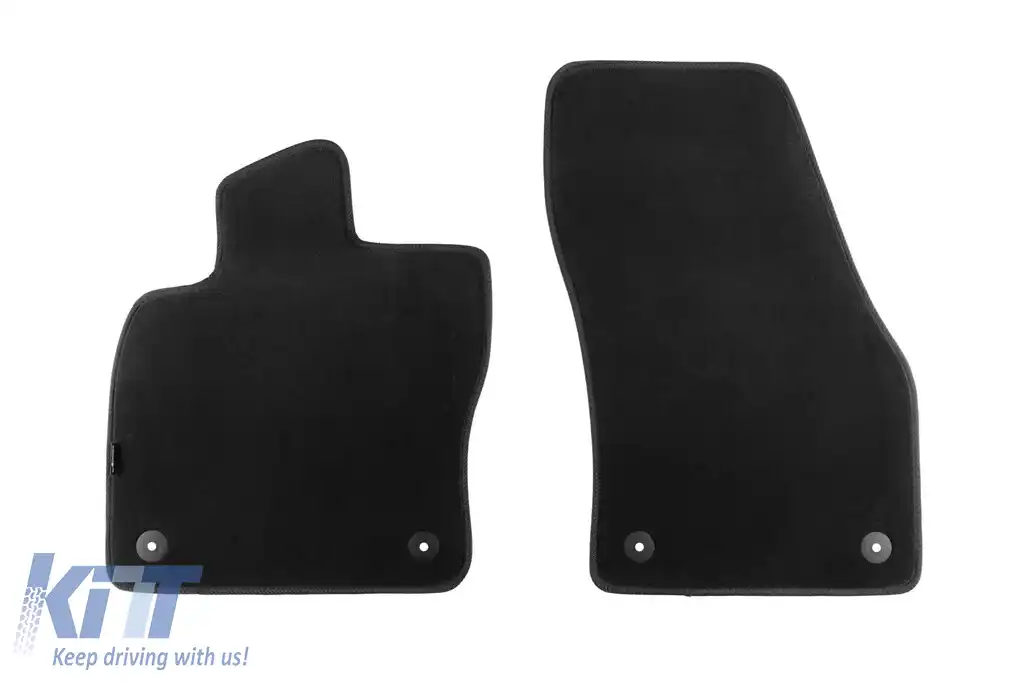 Tălpi de podea textile cu trei straturi, potrivite pentru Skoda Karoq după 2017, set de 4 bucăți, negre-image-6242156