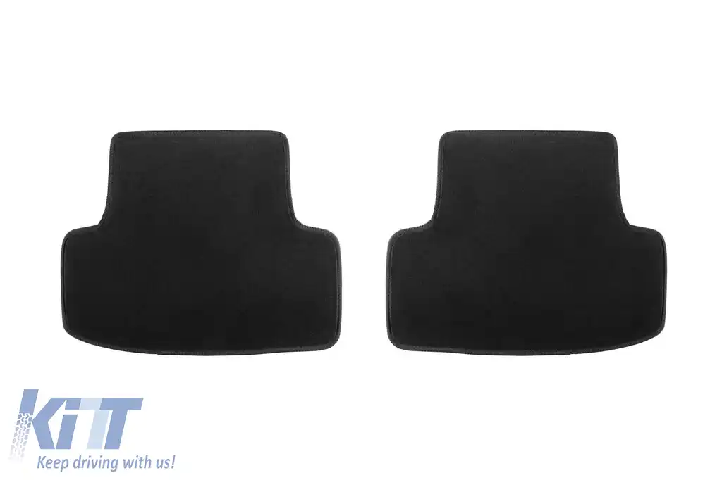 Tălpi de podea textile cu trei straturi, potrivite pentru Skoda Karoq după 2017, set de 4 bucăți, negre-image-6242157