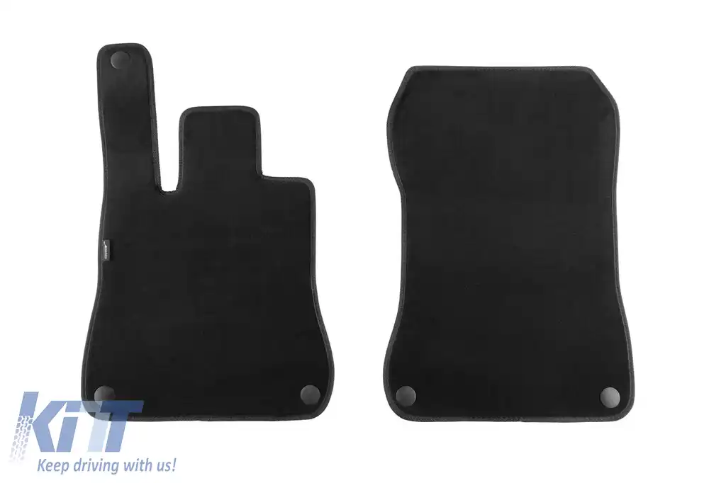 Tălpi de textile cu trei straturi, potrivite pentru Mercedes SL R231 după 2012, set de 2 bucăți, negre