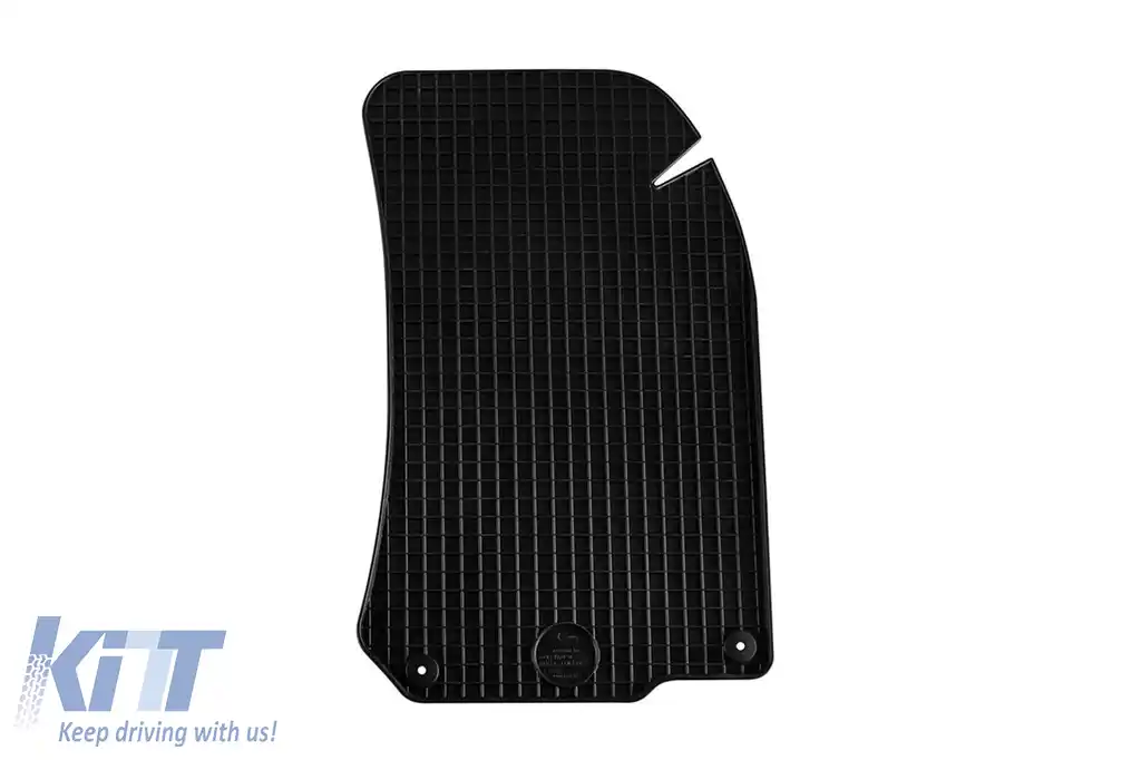 Tălpi din cauciuc Gumarny Zubri potrivite pentru Volkswagen Golf IV, Bora, New Beetle 1997-2002 cu clipsuri rotunde, set de 4 piese, culoare neagră-image-6251122