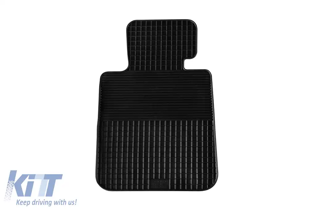 Tălpi din cauciuc Gumarny Zubri potrivite pentru BMW Seria 1 E87 2004-2013, X1 E84 2009-2015, set de 4 piese, culoare neagră-image-6251506