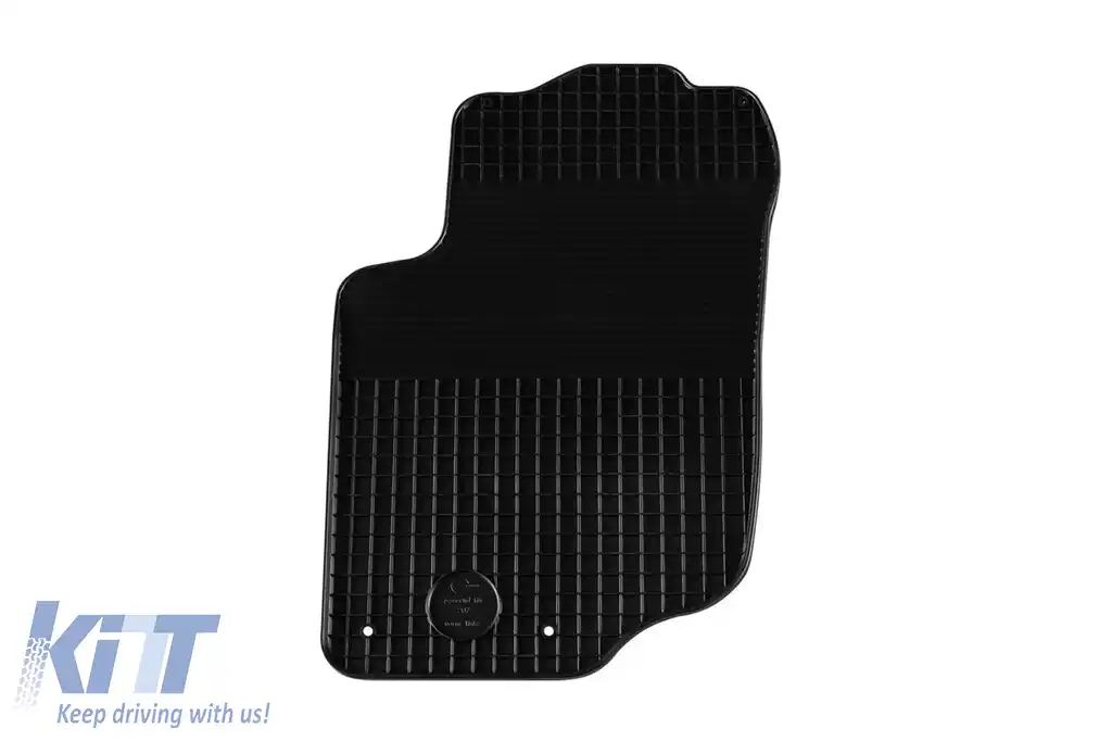 Tălpi din cauciuc Gumarny Zubri potrivite pentru Peugeot 207 2006-2014, set de 4 piese, culoare neagră-image-6251593