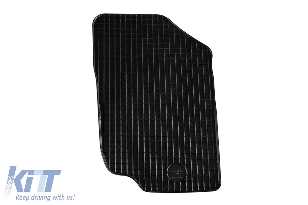 Tălpi din cauciuc Gumarny Zubri potrivite pentru Peugeot 207 2006-2014, set de 4 piese, culoare neagră-image-6251594