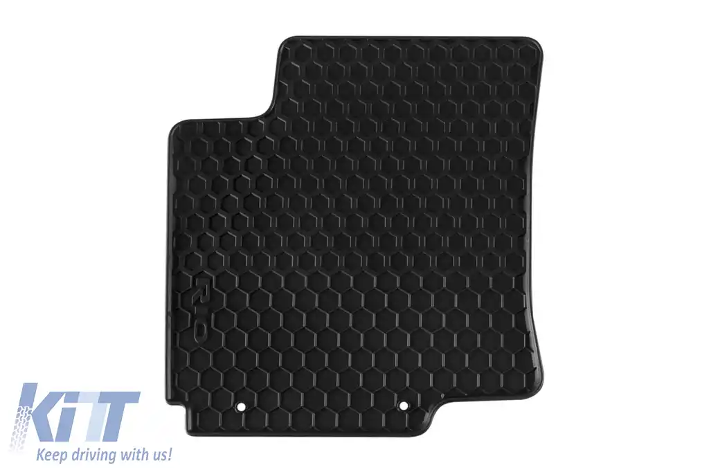 Tălpi din cauciuc Gumarny Zubri potrivite pentru Kia Rio 2010-2016, set de 4 piese, culoare neagră-image-6251861