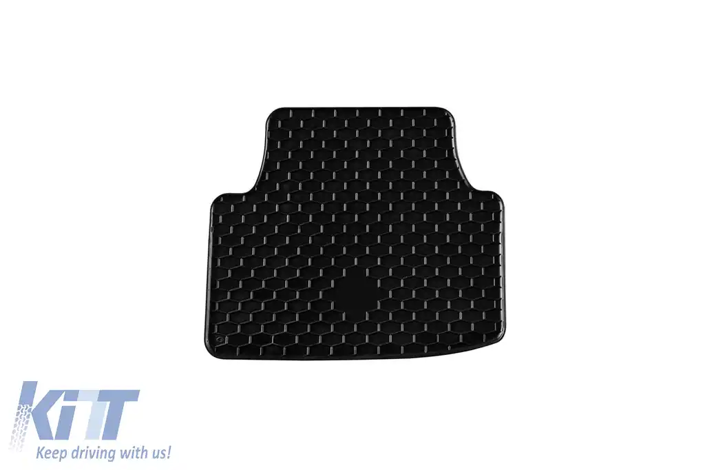 Tălpi din cauciuc Gumarny Zubri potrivite pentru Volkswagen Golf Sportsvan 2014-2020 cu covoraș pentru tunel, set de 5 piese, culoare neagră-image-6252019